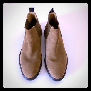 Men’s Tan Suede Chelsea Boots Size 10